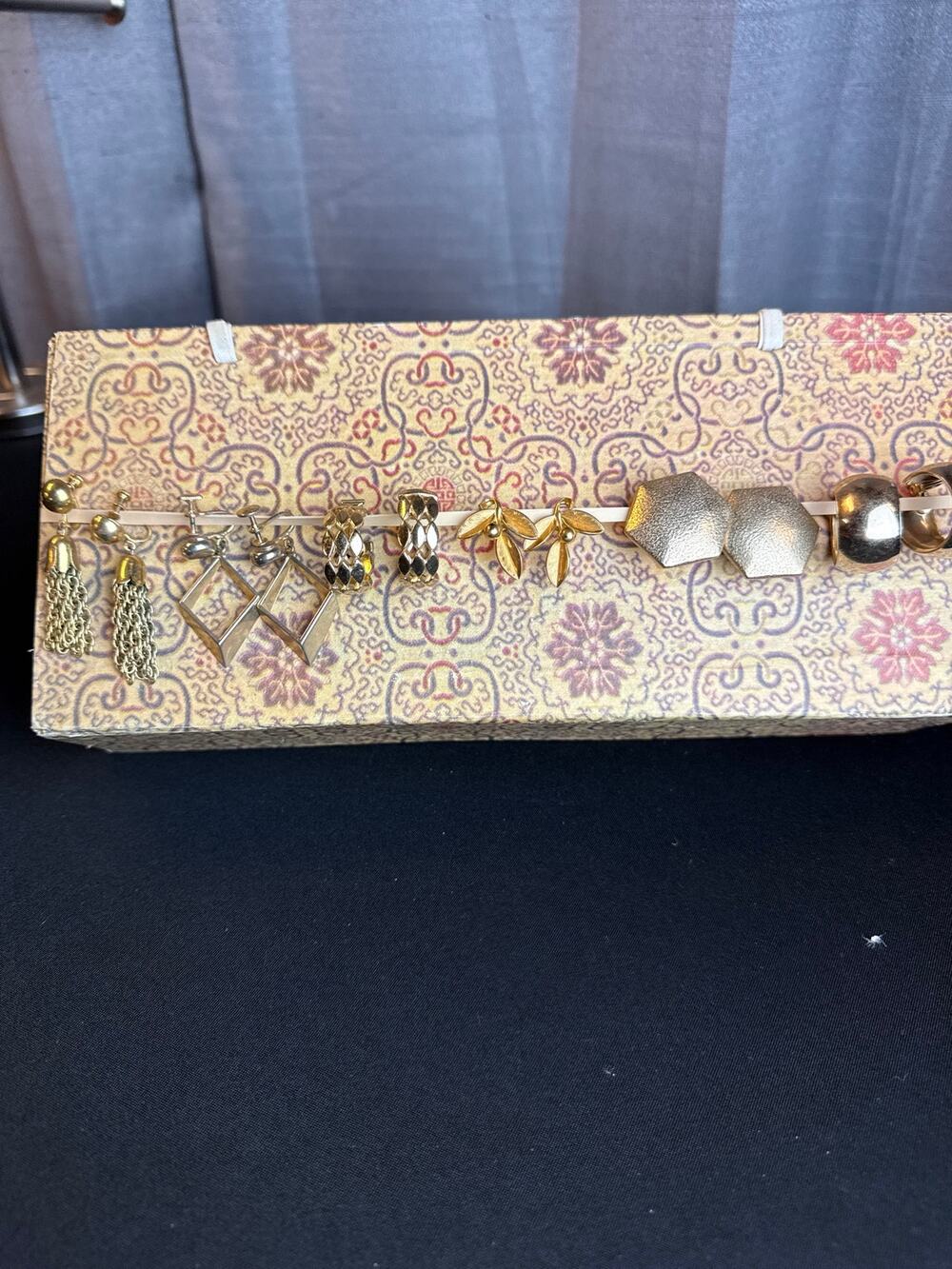 Vintage Goldtone Earring lot-6 pair